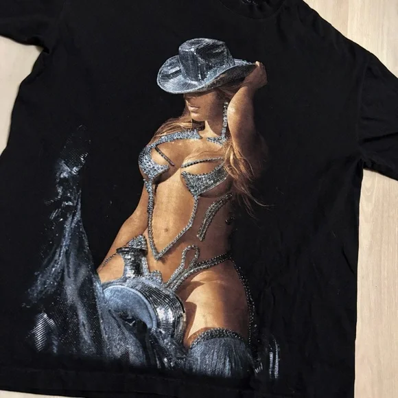 Beyonce Renaissance World Tour 2023 Graphic T-Shirt Official Merch Black Size XL - Picture 3 of 7